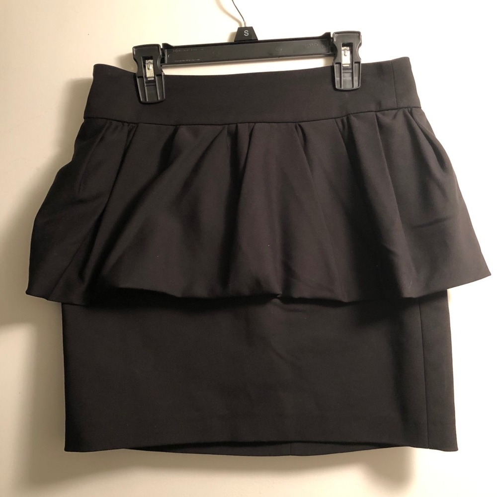Zara peplum midi skirt